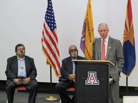 Tohono O’odham Nation Commits $1M to UArizona to Combat COVID-19