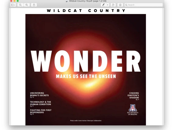 Physiology Students/Alums Featured in Wildcat Country; Distributed to 500,000 Readers 